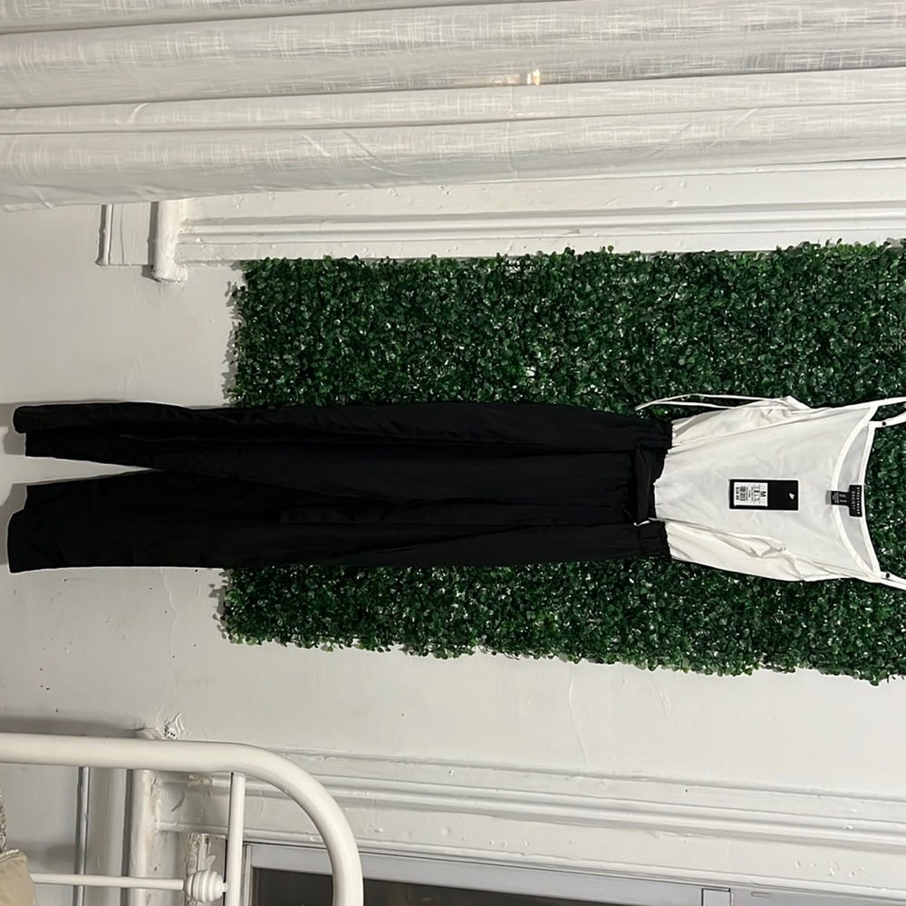 NEW! NEVER WORN Pants/business/jumpsuit, M, black /white from Streetwear Society